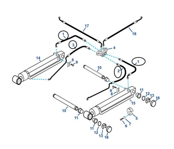 Mercruiser Latiguillo Power Trim 32-99904Q