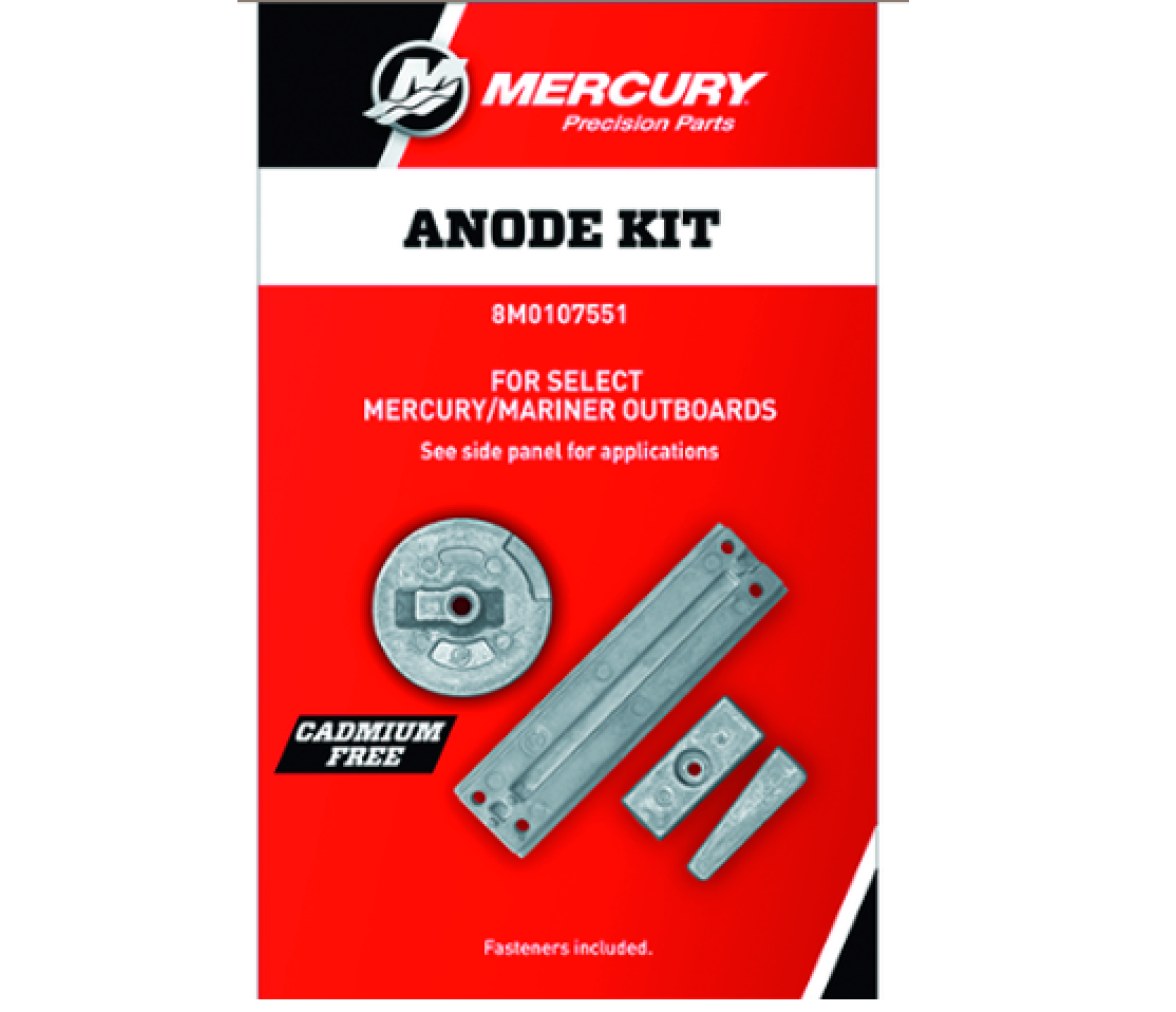 Mercury Kit de Ánodos Verado L4 Aluminio