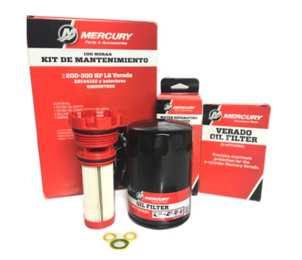 Mercury Kit de Mantenimiento 100 Hrs L6 Verado