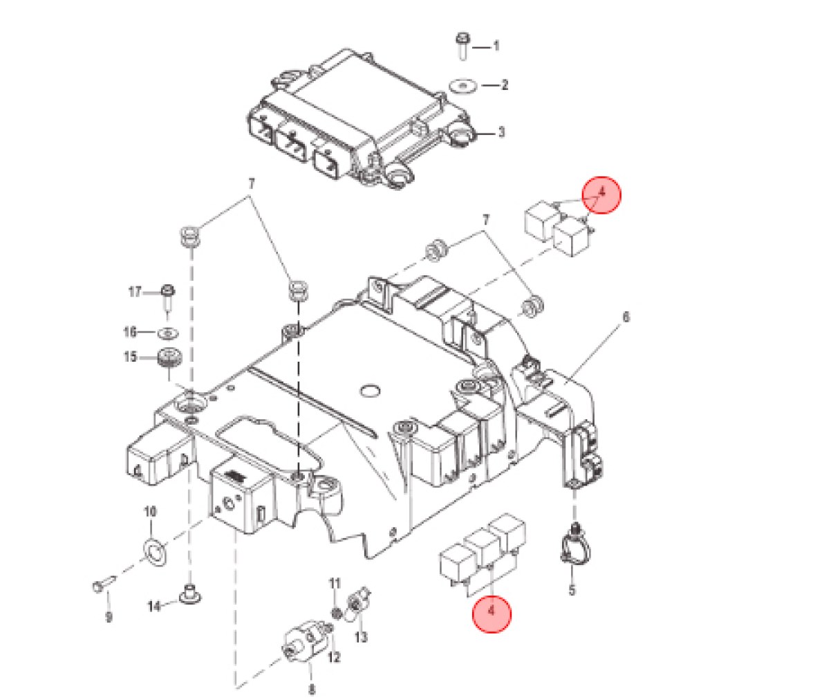 Mercury Cube Relay 8M0057697
