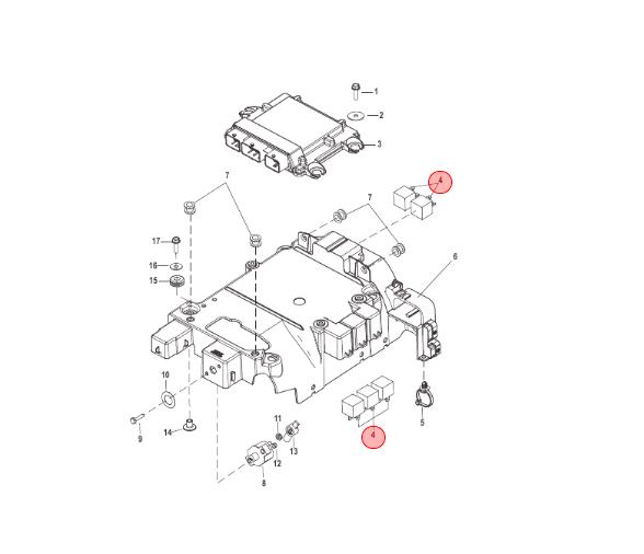 Mercury Rele Cubo 8M0057697