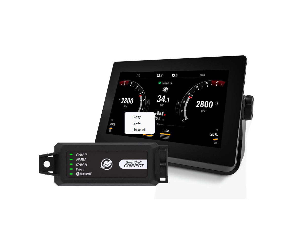 Mercury SmartCraft Connect Bajo Carcasa