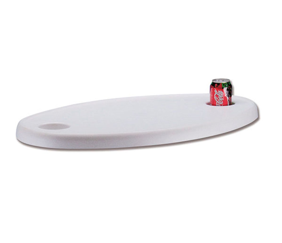 Mesa con soporte desmontable y portabebidas