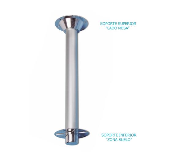 Mesa con soporte desmontable y portabebidas