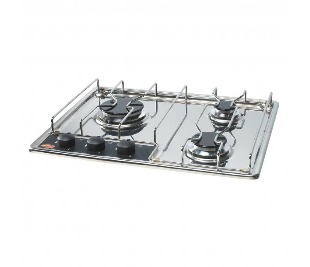 Cocina empotrable de Gas con 3 fuegos