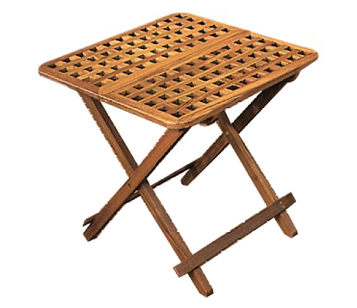 Mesa plegable en teca