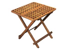 Mesa plegable en teca