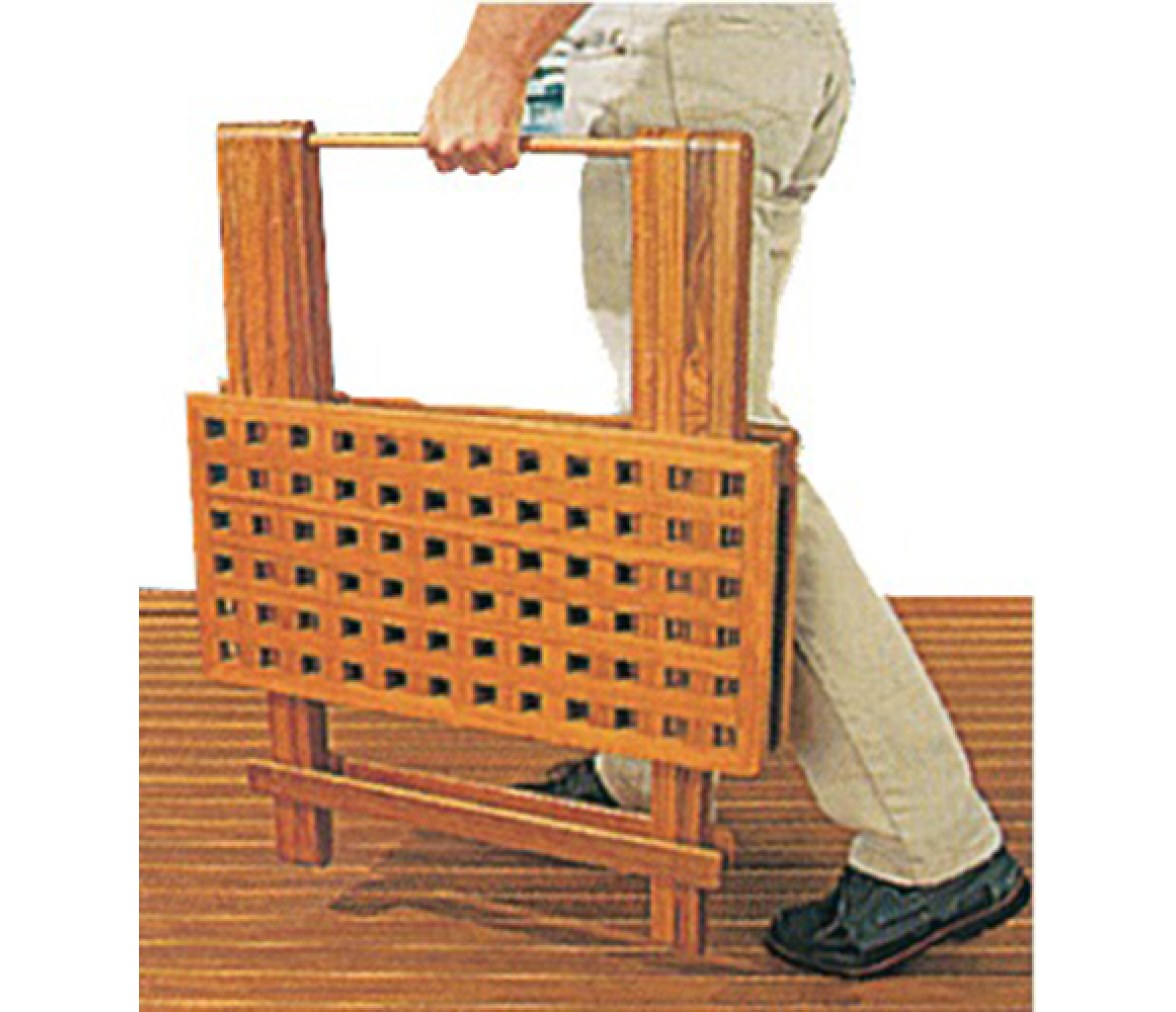 Mesa plegable en teca