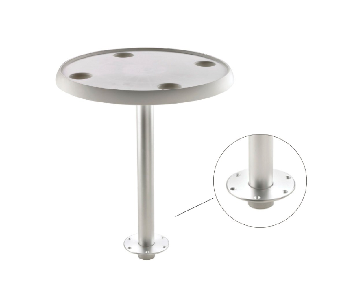 Vetus Mesa Redonda, Pie Desmontable con Base