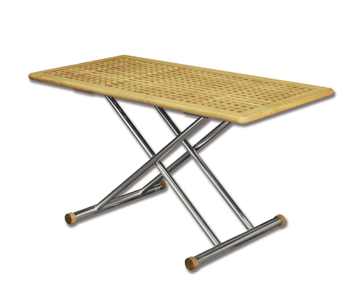 Mesa Plegable Top magnum silver tipo rejilla