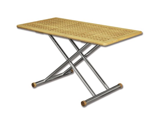 Mesa Plegable Top magnum silver tipo rejilla