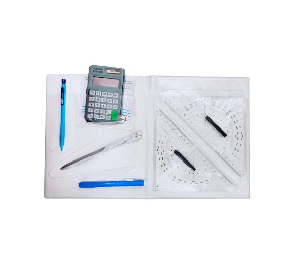 Micron Set de Navegacion con Calculadora y Compas de Punta