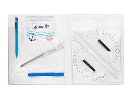 Micron Set de Navegacion con Compas de Punta Recto