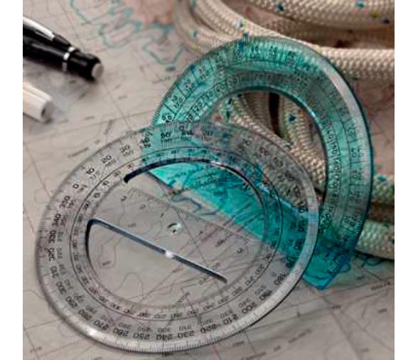 Micron Transportador de Angulos Angulo 180 y 360ø