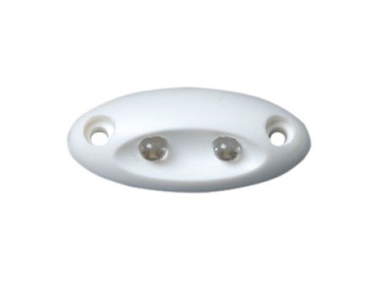 LED Mini Courtesy Light Made of White Plastic