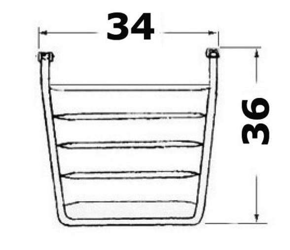 Mini Plataforma Con Escalera 36x34 cm