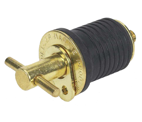 Scepter Twist Turn Brass Drain Plug 1.25"