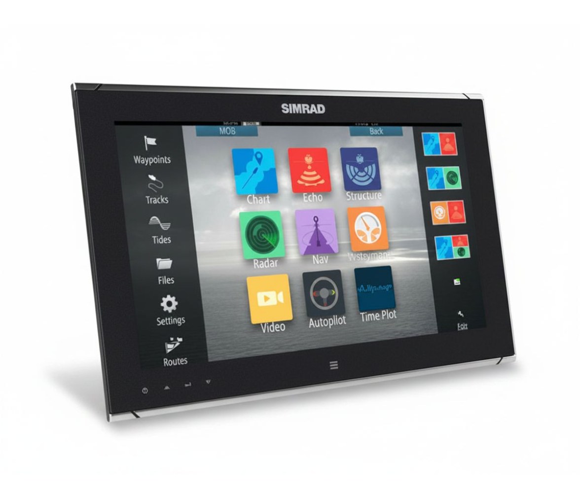Monitor Simrad MO16-T de 15,6 pulgadas con pantalla táctil y alto brillo