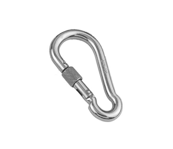 Mosqueton Bombero con Cierre Inox 316 Vinox