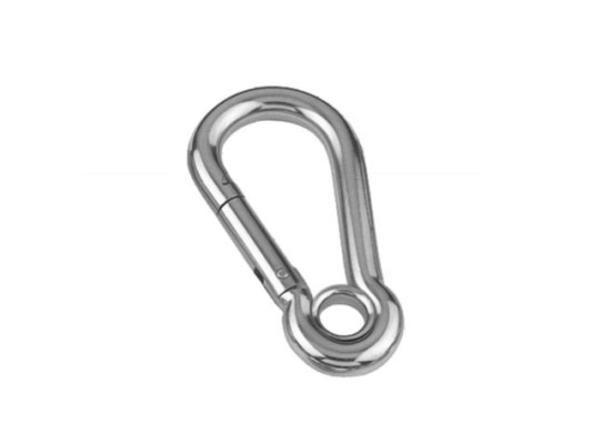 Snap hook Firefighter with eyelet SS 316