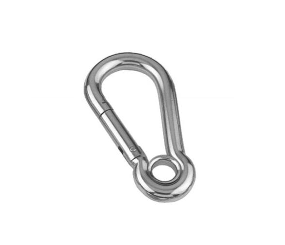 Mosqueton Bombero con Ojillo Inox 316