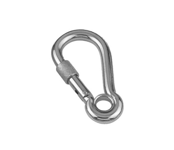 Mosqueton Bombero con Ojillo y Cierre Inox 316 Vinox