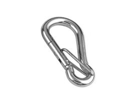 Mosqueton Bombero Inox 316 Apertura Lateral Cierre Seguridad