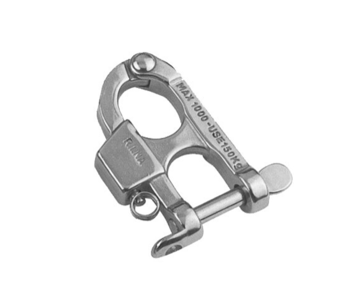 Mosqueton Disparo Rapido Fijo para Ski Inox