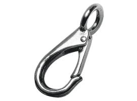 Mosqueton Fijo Laton Cromado 48mm