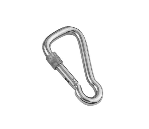 Mosqueton Harness Inox con Cierre Vinox