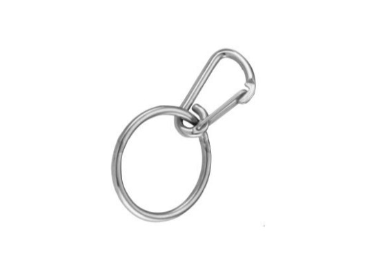 Mosqueton Inox 304 con Anillo Vinox