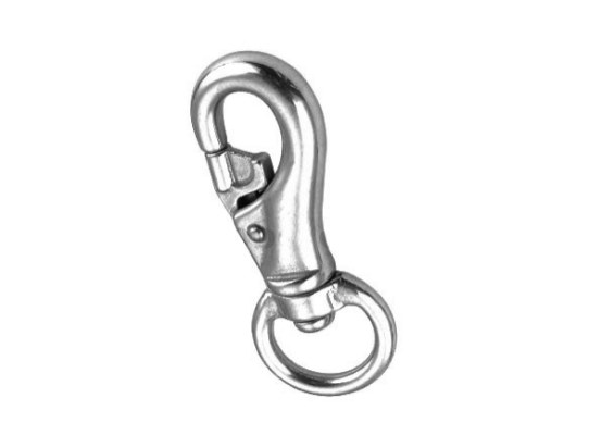Mosqueton Inox 316 Cierre Anilla Giratorio Vinox