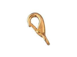 Mosqueton Laton Pulido Gancho con Anilla Vinox