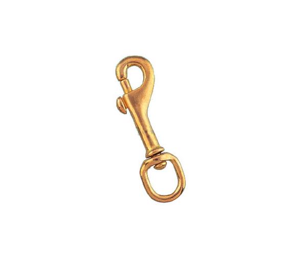 Mosqueton Laton Pulido Giratorio Vinox