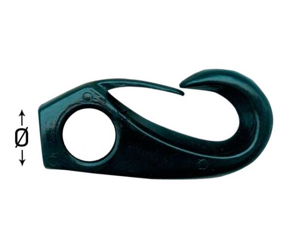 Mosqueton Nylon Negro