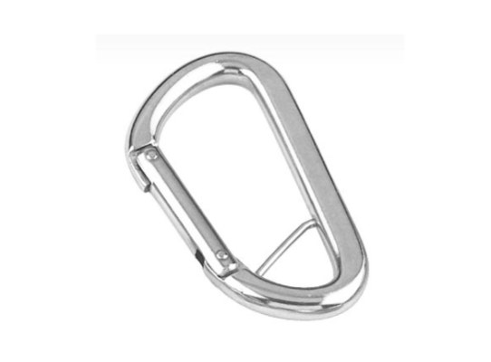 Mosqueton Plano con Ojo Apertura Lateral Inox 316 Vinox
