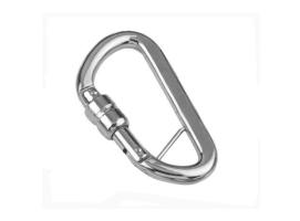 Mosqueton Plano con Ojo Cierre Autoblocante Inox 316 Vinox