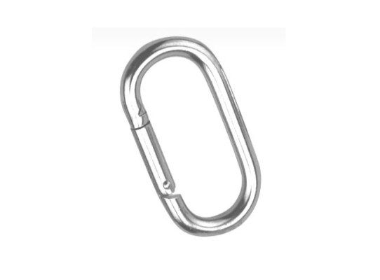 Mosqueton Plano Inox 316 Apertura Lateral Vinox