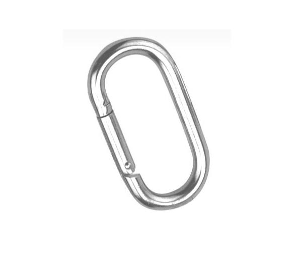 Mosqueton Plano Inox 316 Apertura Lateral Vinox