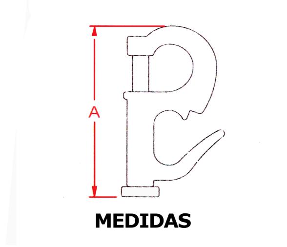 Mosqueton de Foque de Laton