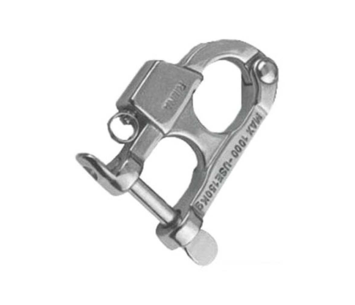Mosqueton Disparo Rapido Fijo para Ski Inox 100 mm