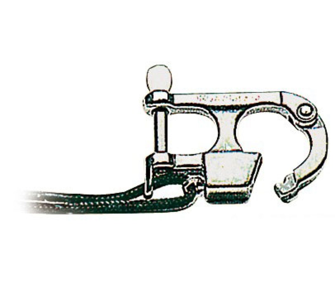 Mosqueton Disparo Rapido Fijo para Ski Inox 100 mm