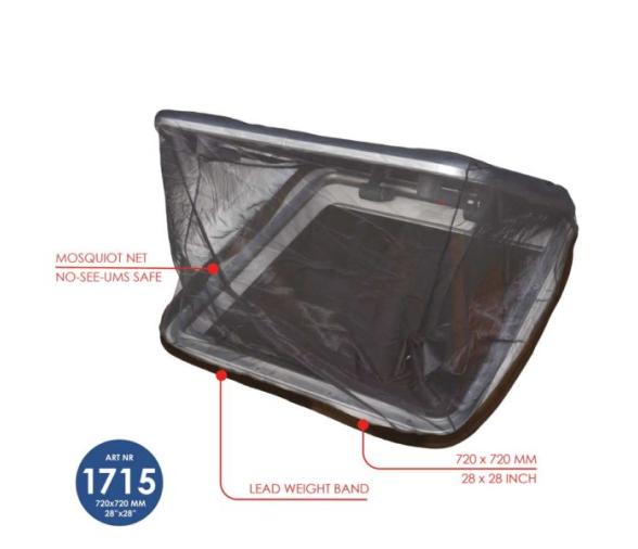Mosquitera para Escotilla Abierta Grande 1715