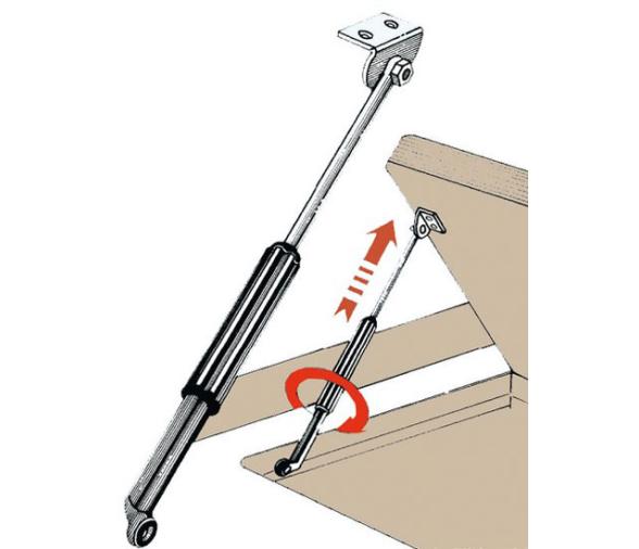 Ajustador Telescopico Inox para Portillos