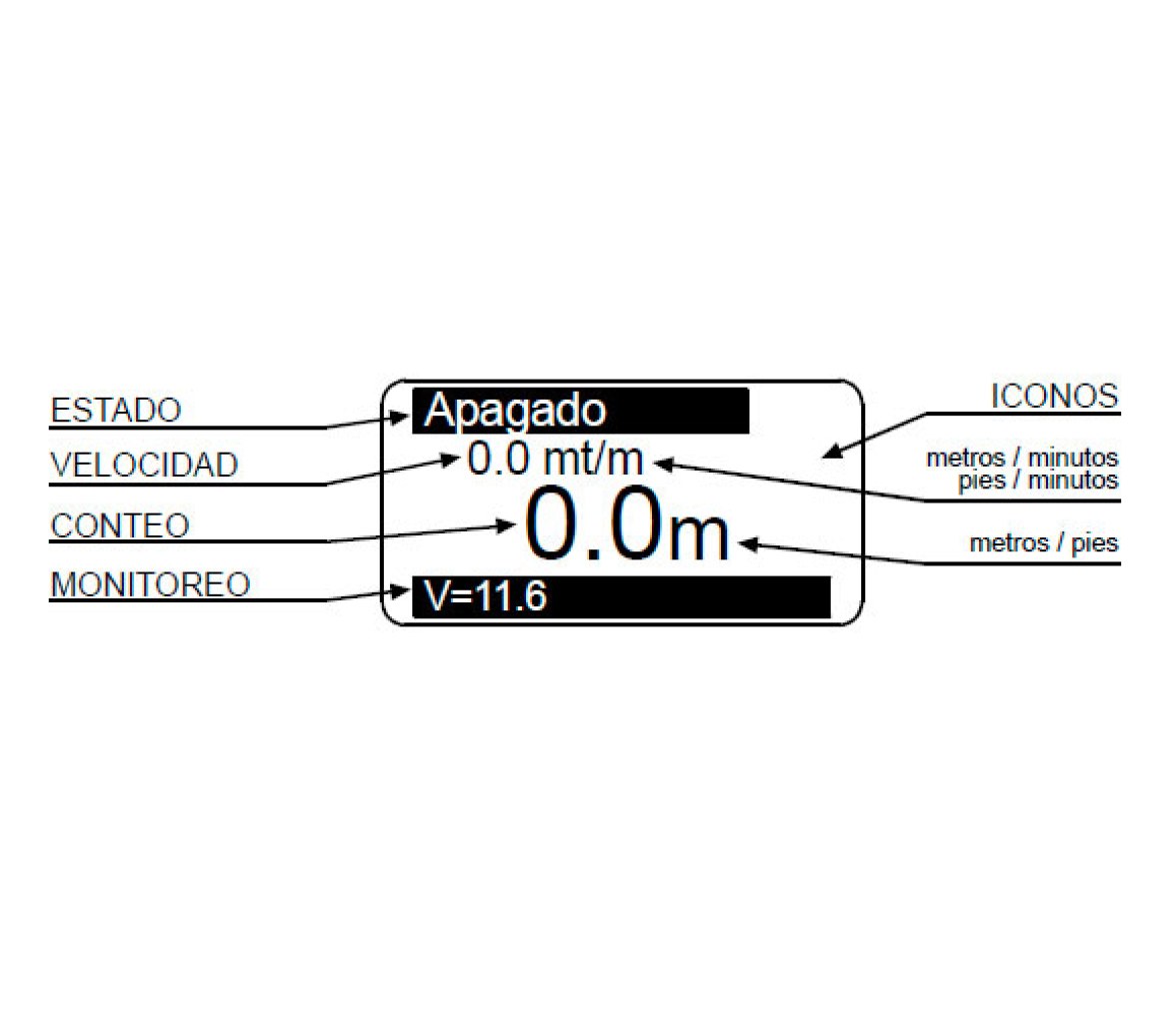 MZ Electronic Mando de Control con Cuentametros EV-020