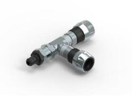 Nardi T-Acoplamiento Accesorios para 2 Mangueras