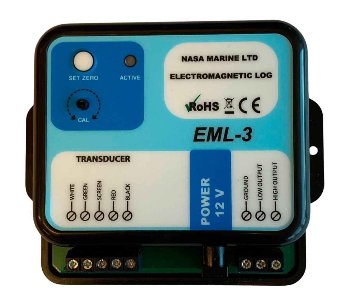 NASA Corredera Electromagnética EML-3 (transductor y caja de datos)
