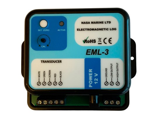 NASA Corredera Electromagnética EML-3 (transductor y caja de datos)