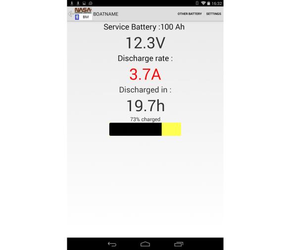NASA Monitor de Baterías BM-1 Bluetooth