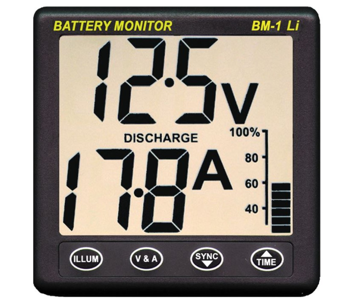 Nasa Monitor de Baterías Clipper BM-1 Litio (LiFePO4)